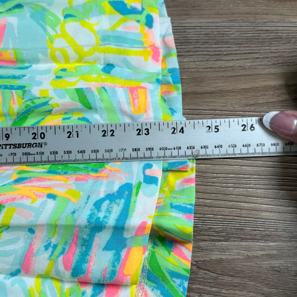 Lilly Pulitzer Christine Sundress Women 0 Multicolor Tropical Smocked - Picture 7 of 12